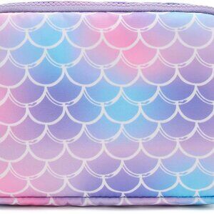 Kids Water-Resistant Purple Mermaid Fanny Pack with 5 Pockets